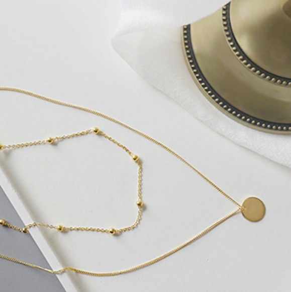 NEW Multi Layer Coin Necklace - Picture 8 of 10